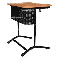 Стол ученический 1-местный регулируемый «Сигма» на круглой трубе в Нижнем Новгороде